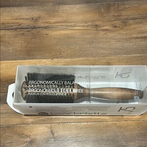 Ergonomic Wooden Hairbrush with Boar Bristles